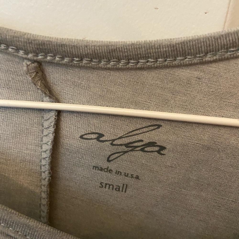 Gray open shoulder size small